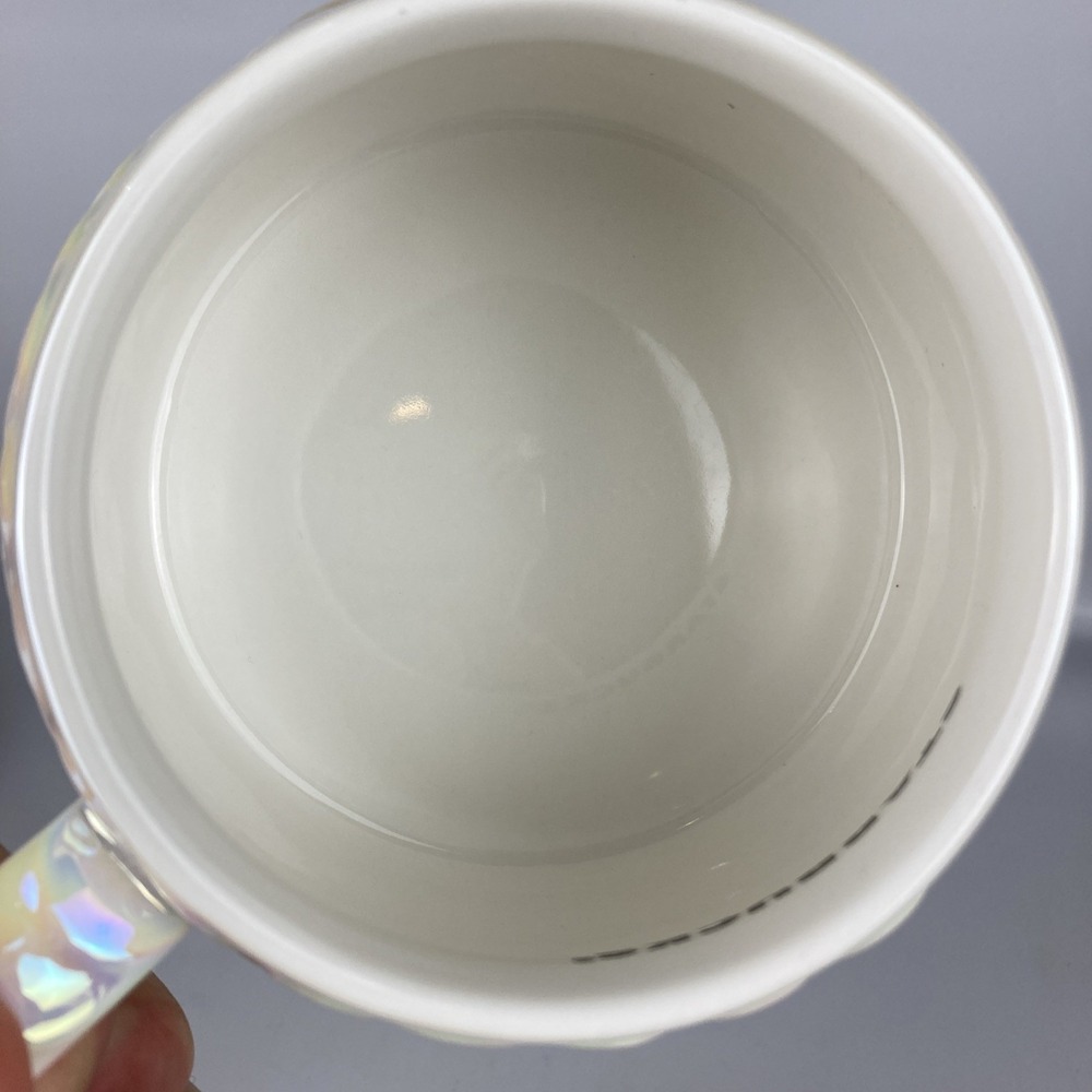 2024 Starbucks Lunar New Year of the Dragon Iridescent White Scales 14oz Mug - Picture 6 of 6